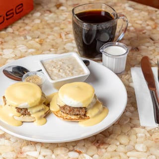 Breakfast Meat Benedict