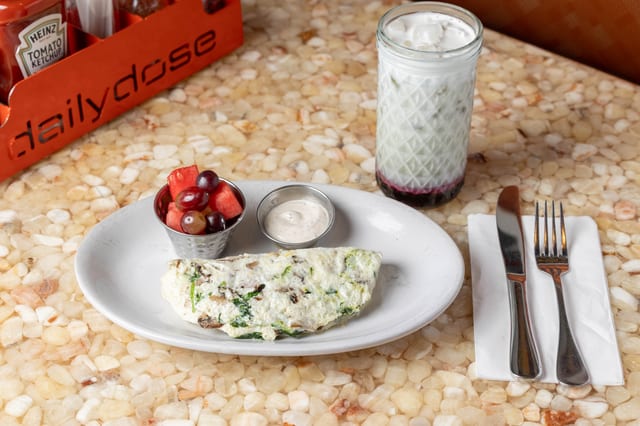 Turkey Sausage Omelet.