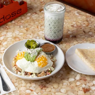 Chili Verde Huevos Rancheros