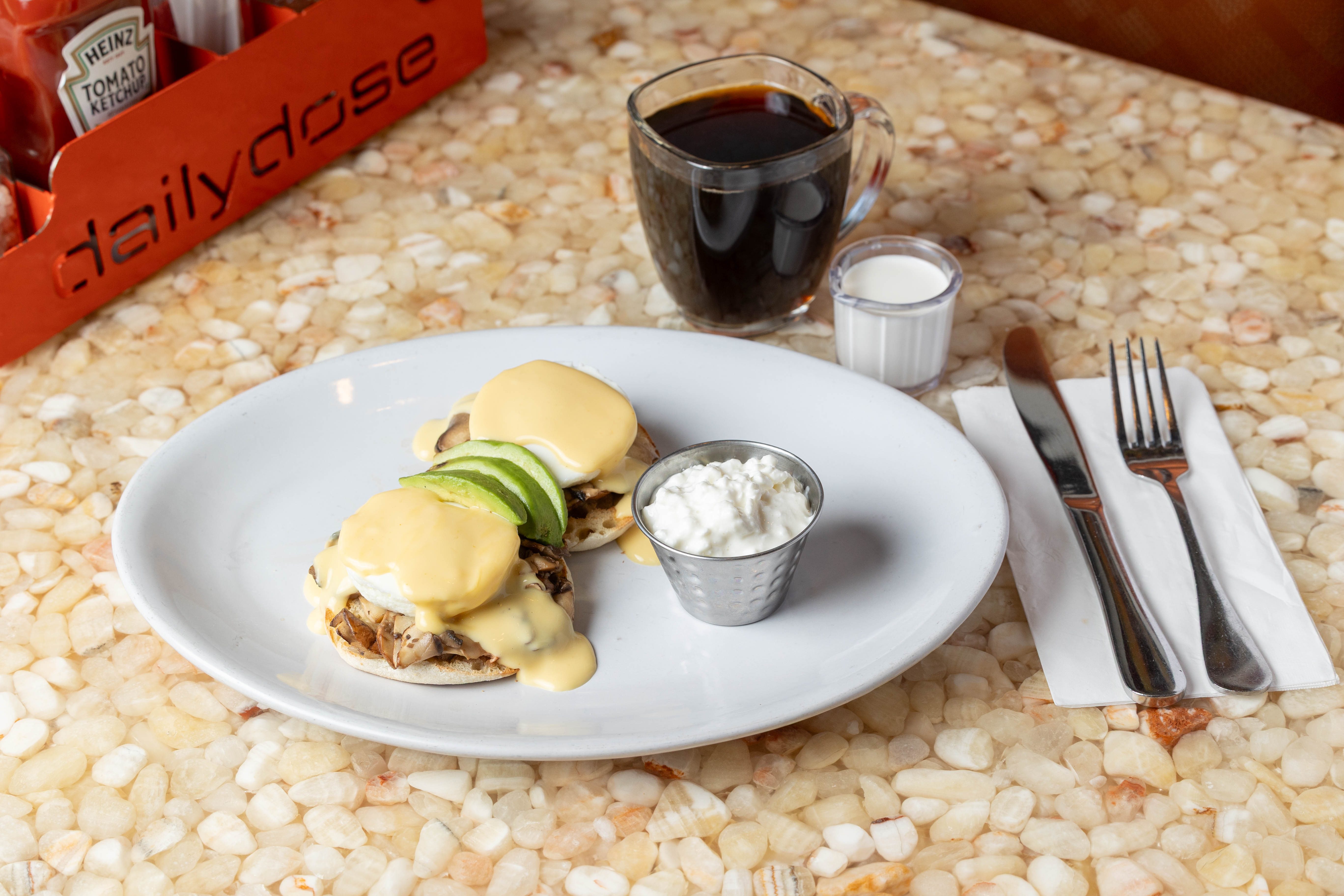 Grilled Mushroom & Avocado.
