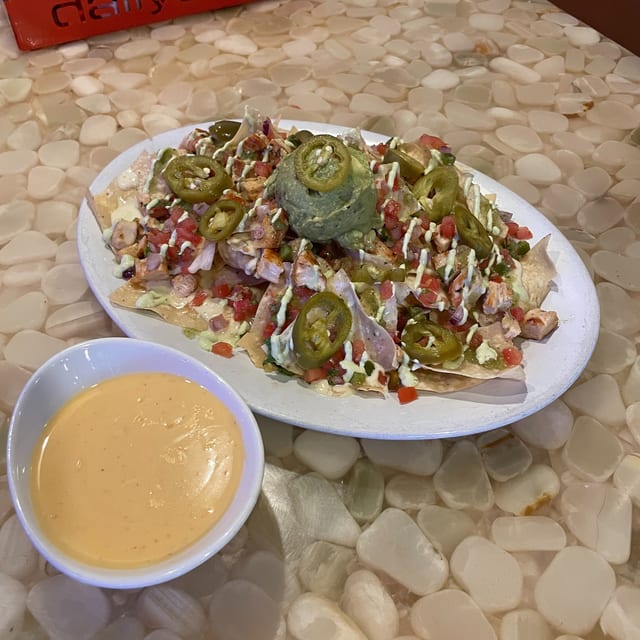 Chicken Nachos.