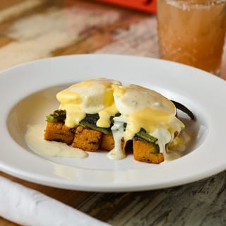 Crispy Polenta & Roasted Poblano